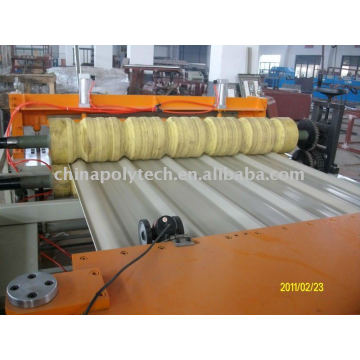 PVC plastic composite roof sheet extrusion machine